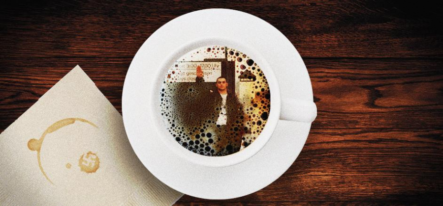 Christian in a cup of coffee